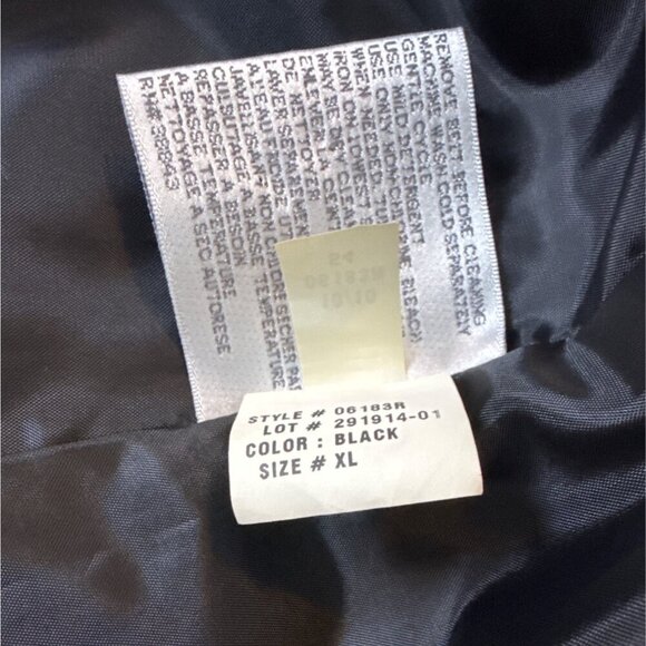 Via Spiga Womens Black Button-Up Coat XL - Picture 6 of 6